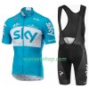 Fietskleding (Fietsshirt + Korte Koersbroek) 2018 Team Sky N002 Fietskleding (Fietsshirt + Korte Koersbroek) 2018 Team Sky N002